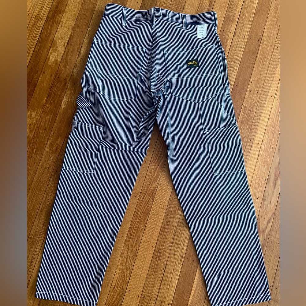 Stan Ray Blue and White Striped Chinos